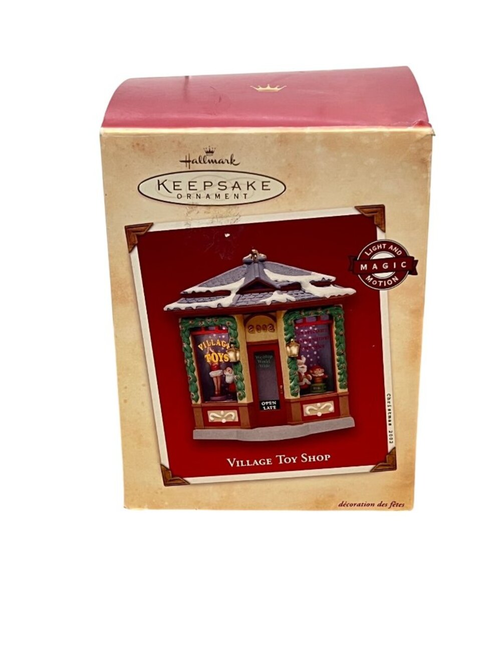 Hallmark Keepsake 2002 Village Toy Shop Christmas Ornament Holiday Decor